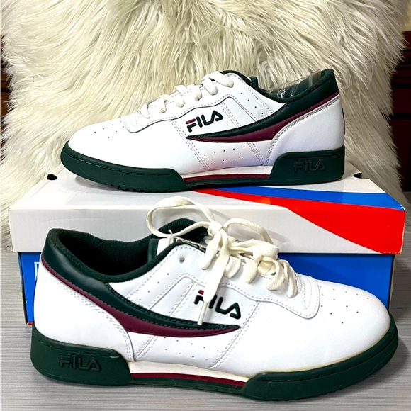 Fila 11F16LT-157 Original Fitness Low R/W/G Lace-Up - Picture 1 of 9